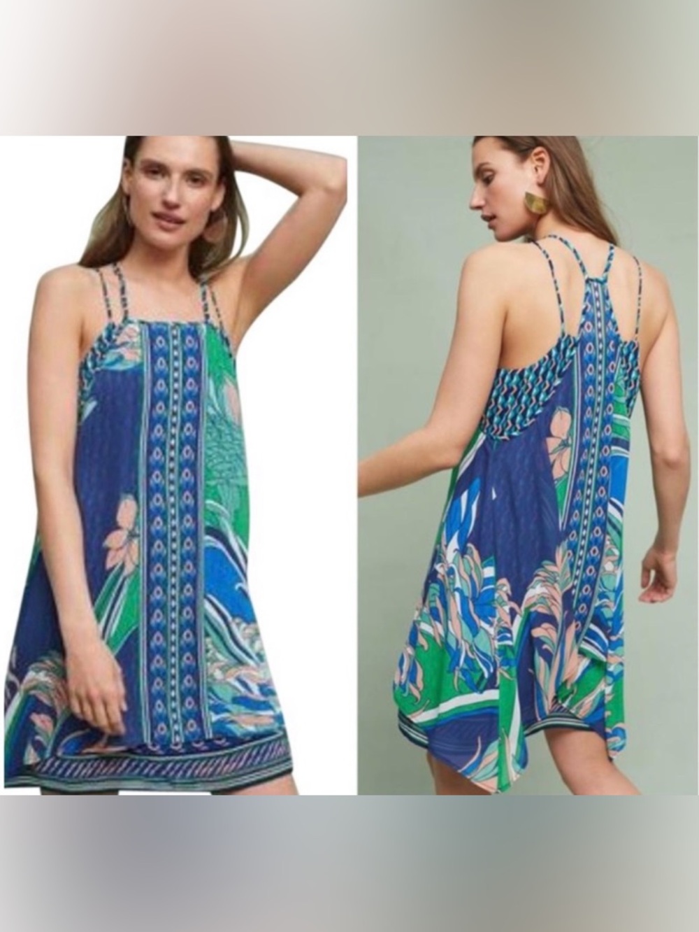 Anthropologie Maeve Laurel Silk Dress